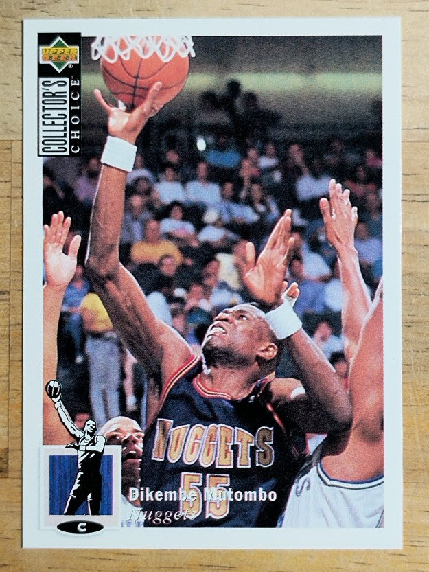 1994-95 Collector's Choice #55 Dikembe Mutombo