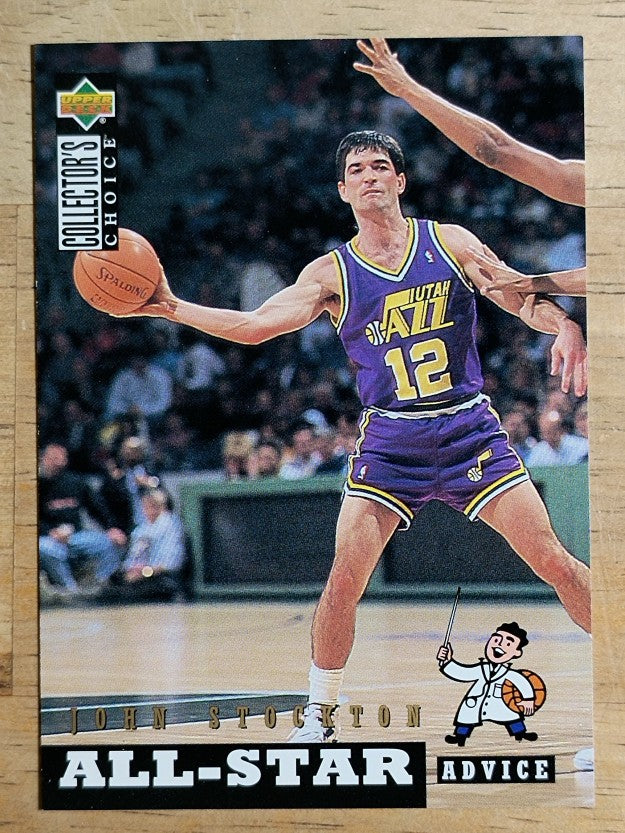 1994-95 Collector's Choice #196 John Stockton ASA