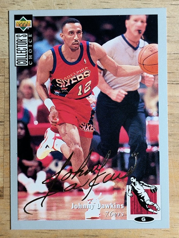 1994-95 Collector's Choice Silver Signature #12 Johnny Dawkins