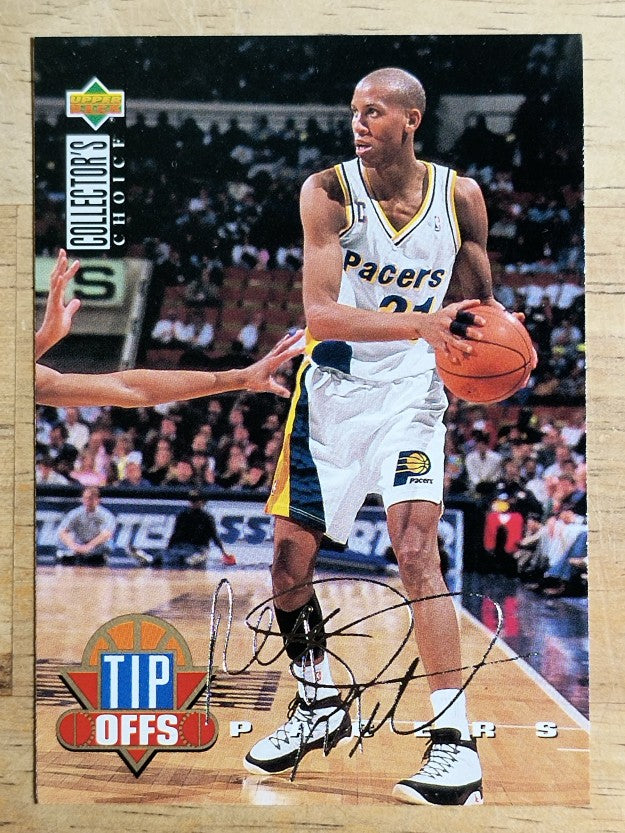 1994-95 Collector's Choice Silver Signature #176 Reggie Miller TO