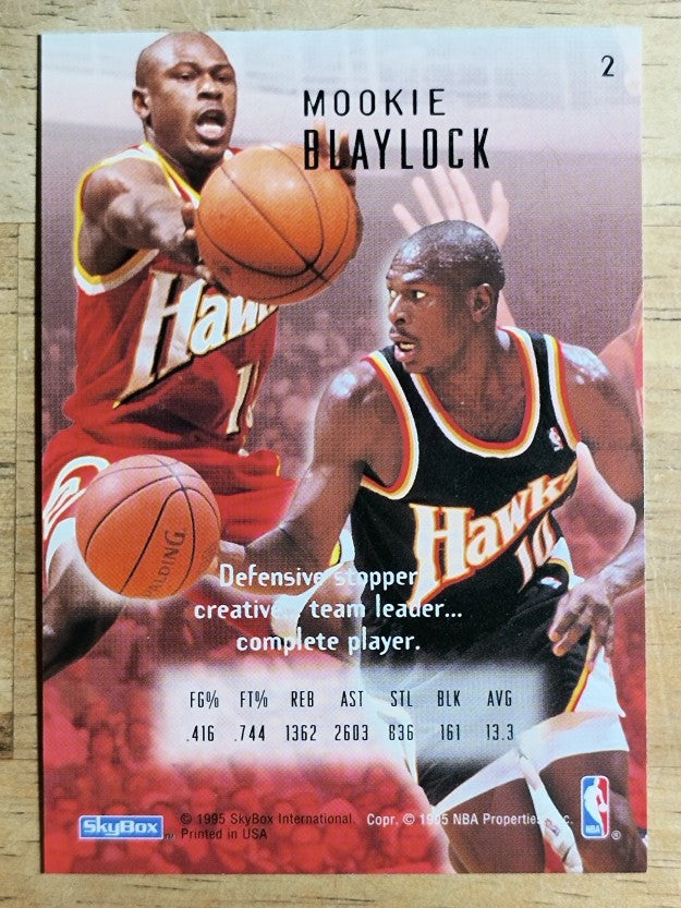 1994-95 Emotion #2 Mookie Blaylock