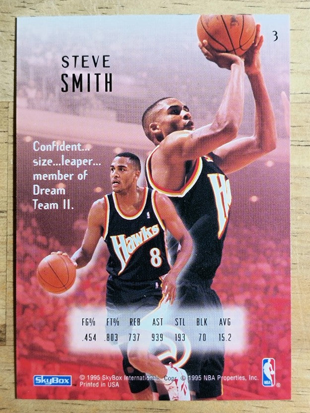 1994-95 Emotion #3 Steve Smith