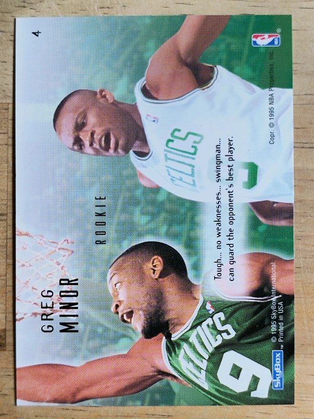 1994-95 Emotion #4 Greg Minor RC