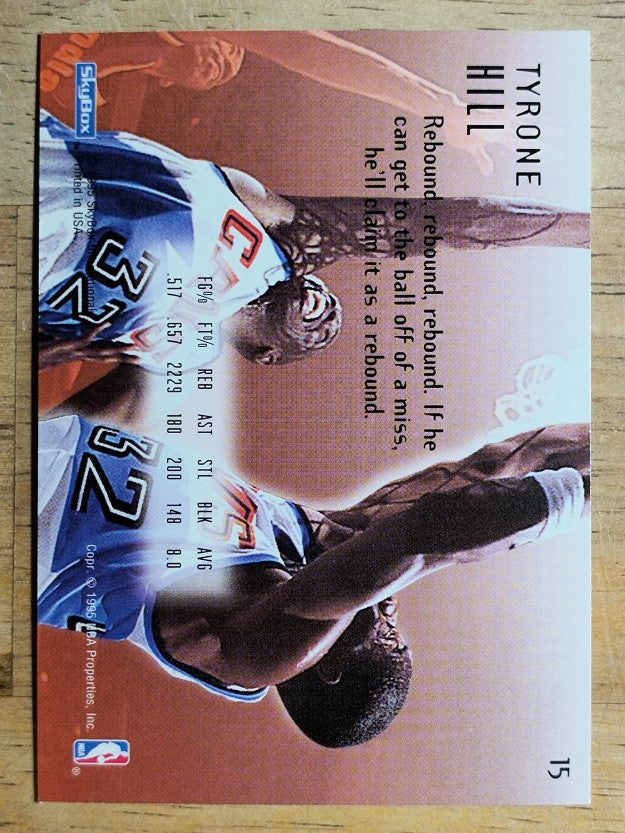 1994-95 Emotion #15 Tyrone Hill