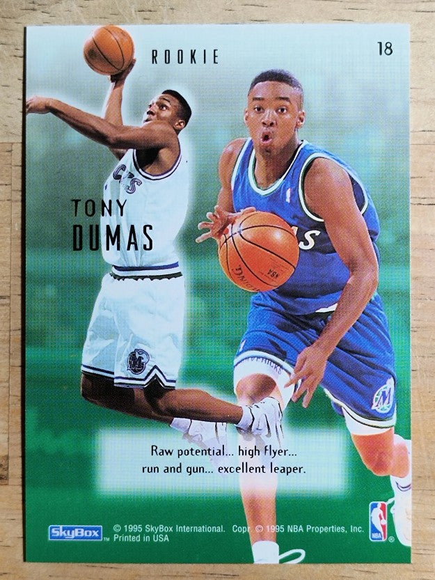 1994-95 Emotion #18 Tony Dumas RC