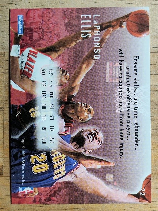 1994-95 Emotion #22 LaPhonso Ellis