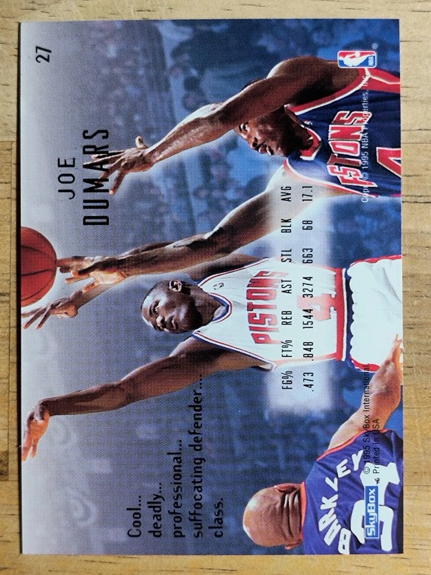 1994-95 Emotion #27 Joe Dumars