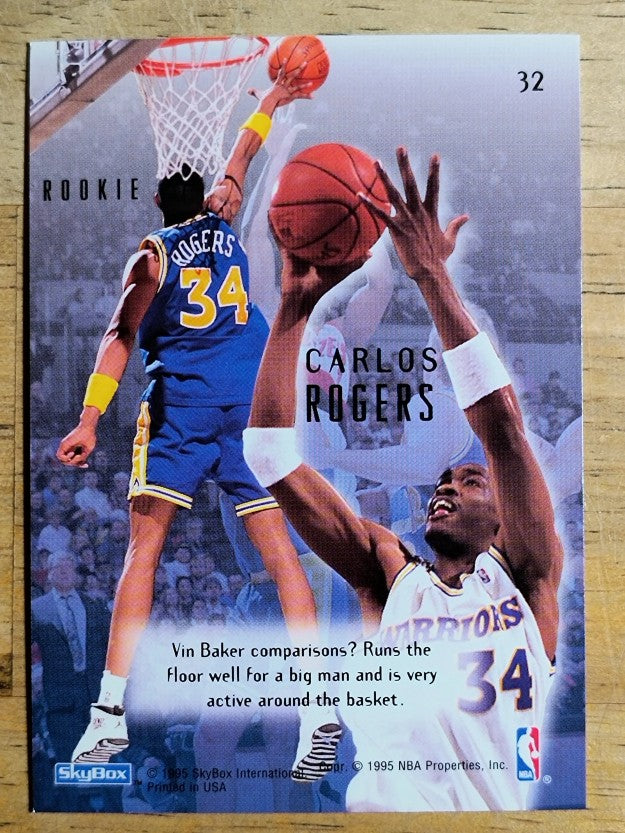 1994-95 Emotion #32 Carlos Rogers RC
