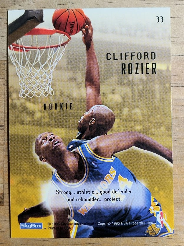 1994-95 Emotion #33 Clifford Rozier RC