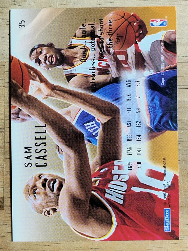 1994-95 Emotion #35 Sam Cassell
