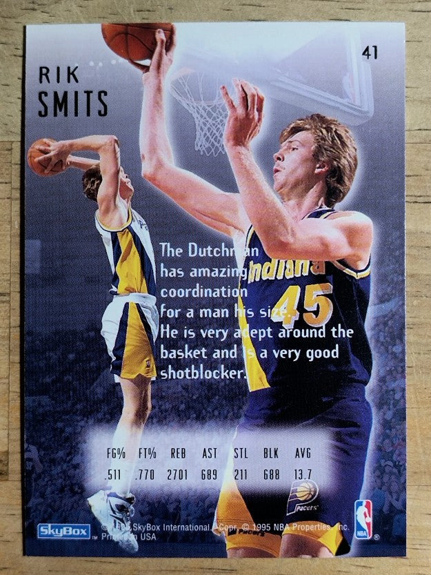1994-95 Emotion #41 Rik Smits