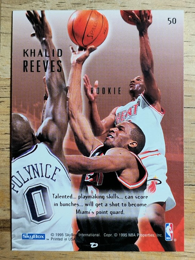 1994-95 Emotion #50 Khalid Reeves RC