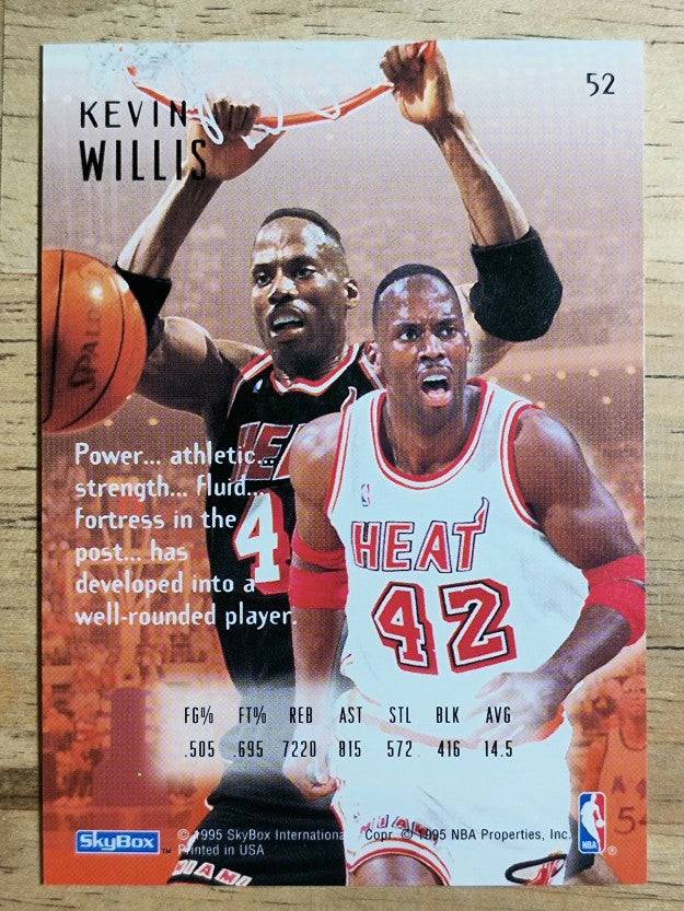 1994-95 Emotion #52 Kevin Willis
