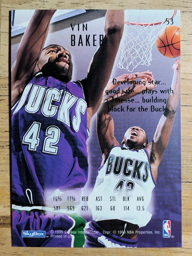 1994-95 Emotion #53 Vin Baker