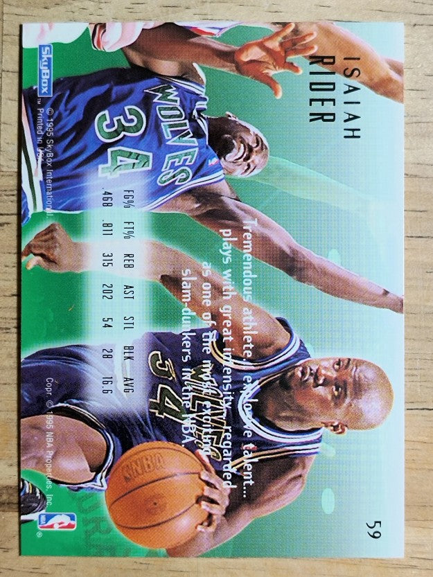 1994-95 Emotion #59 Isaiah Rider
