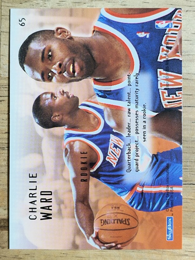 1994-95 Emotion #65 Charlie Ward RC