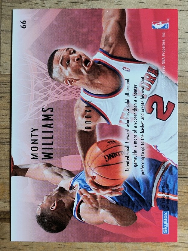 1994-95 Emotion #66 Monty Williams RC