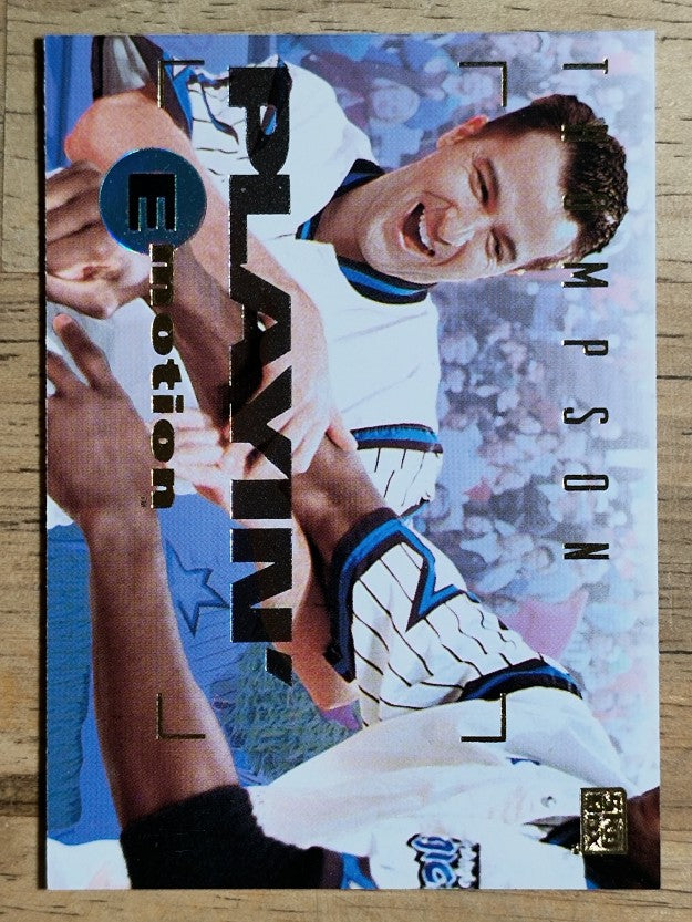 1994-95 Emotion #71 Brooks Thompson RC