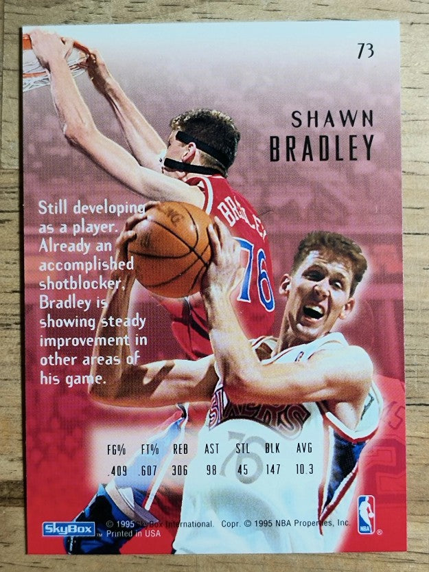 1994-95 Emotion #73 Shawn Bradley