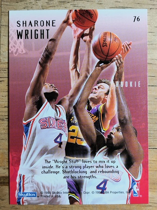 1994-95 Emotion #76 Sharone Wright RC