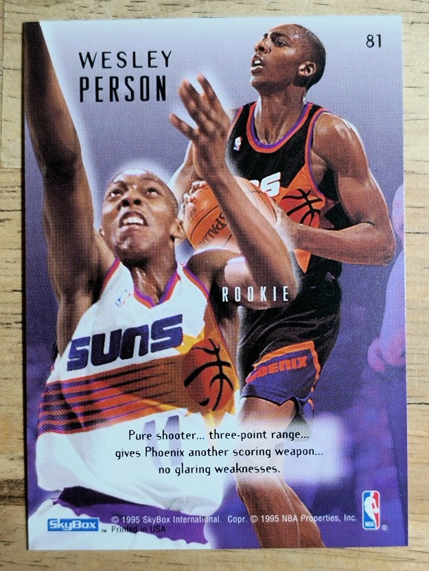 1994-95 Emotion #81 Wesley Person RC