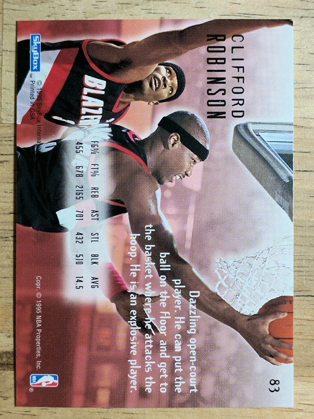 1994-95 Emotion #83 Clifford Robinson