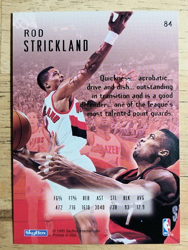 1994-95 Emotion #84 Rod Strickland