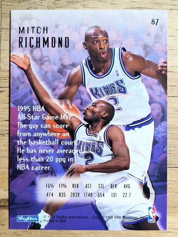 1994-95 Emotion #87 Mitch Richmond