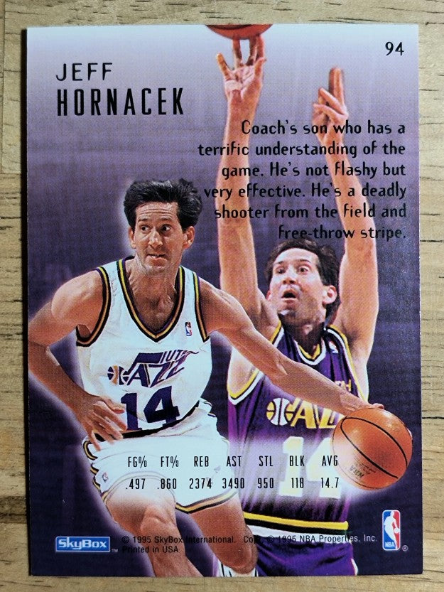 1994-95 Emotion #94 Jeff Hornacek