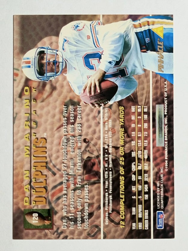 1994 Pinnacle #120 Dan Marino