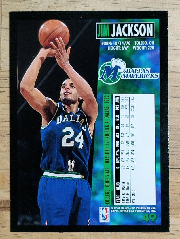 1994-95 Fleer #49 Jim Jackson