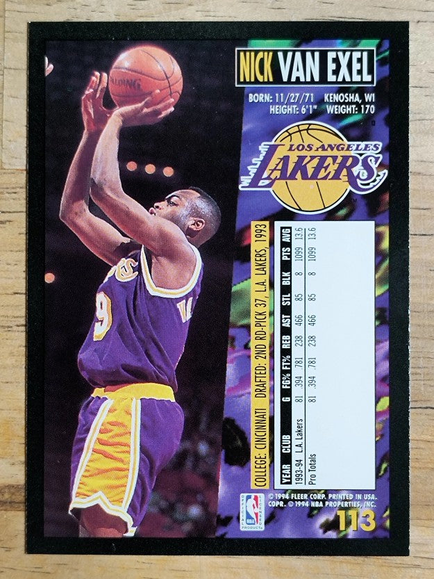 1994-95 Fleer #113 Nick Van Exel
