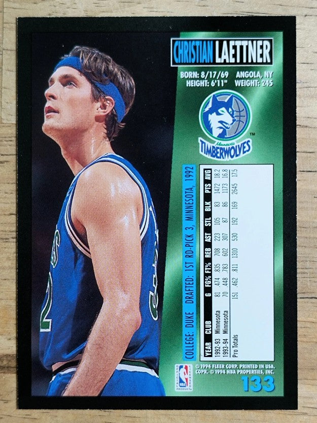 1994-95 Fleer #133 Christian Laettner