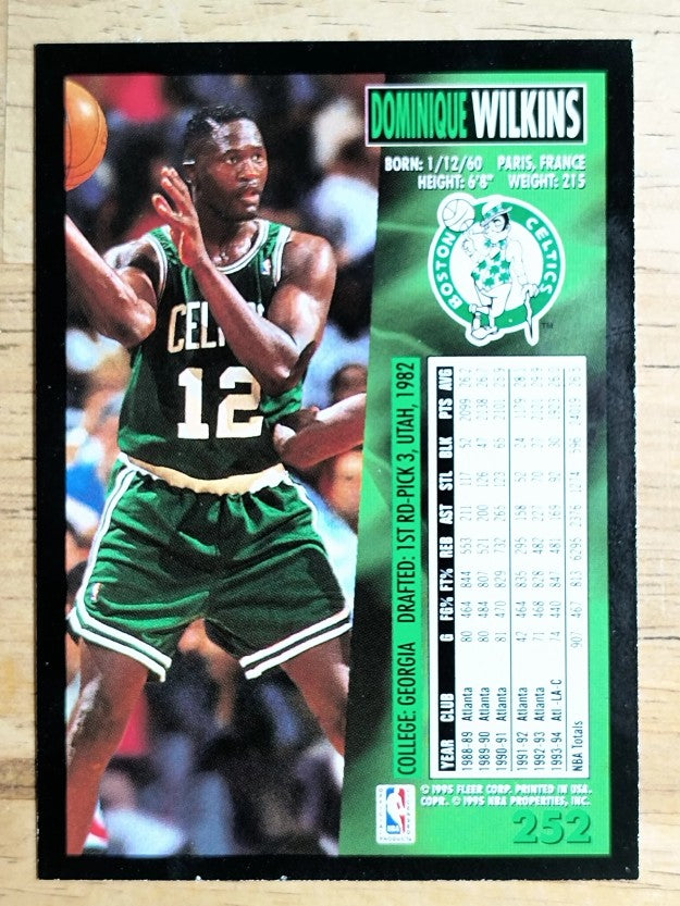 1994-95 Fleer #252 Dominique Wilkins