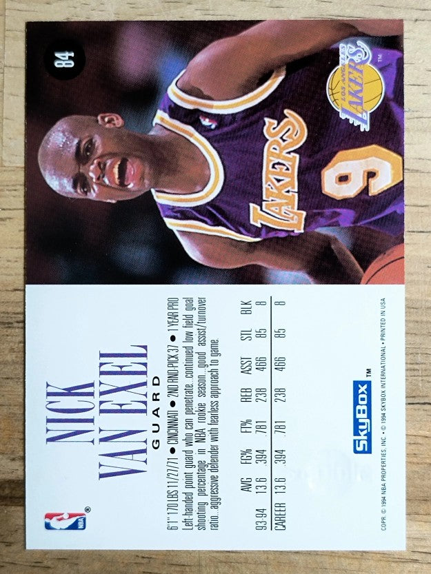 1994-95 SkyBox Premium #84 Nick Van Exel