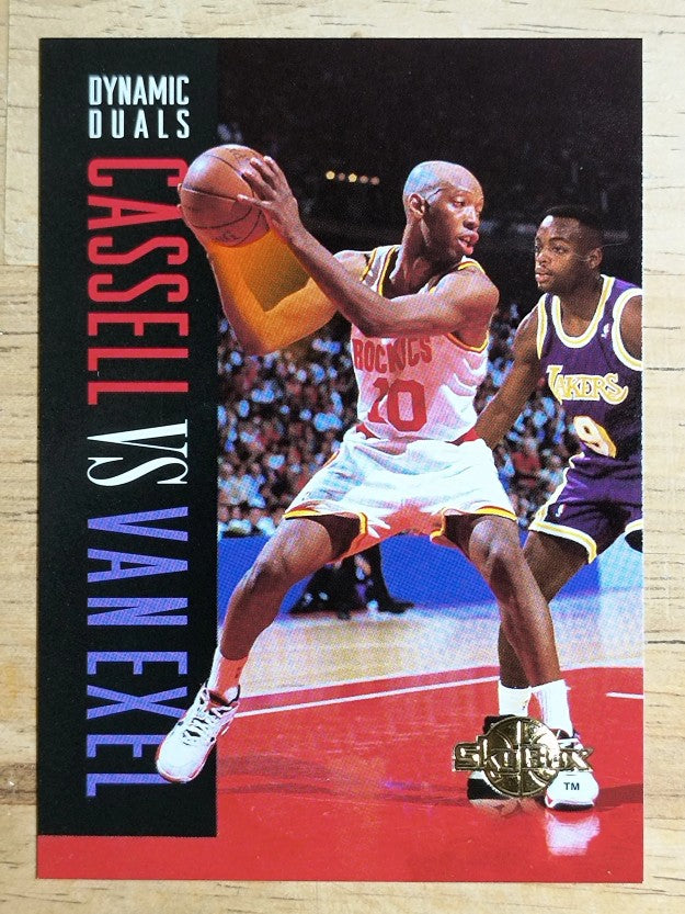 1994-95 SkyBox Premium #195 Sam Cassell DD/Nick Van Exel