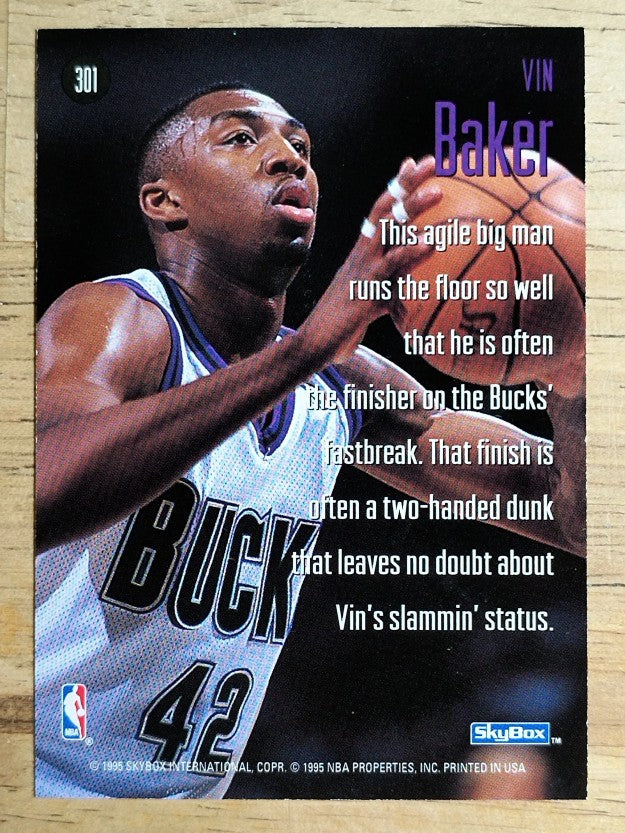 1994-95 SkyBox Premium #301 Vin Baker SSL