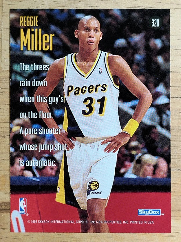 1994-95 SkyBox Premium #320 Reggie Miller SSH