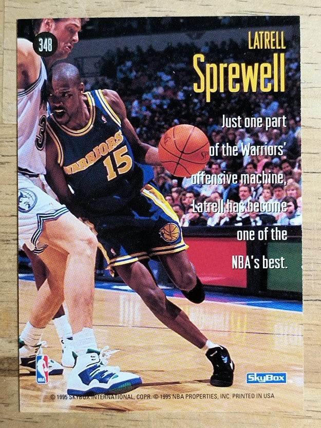 1994-95 SkyBox Premium #348 Latrell Sprewell SPI