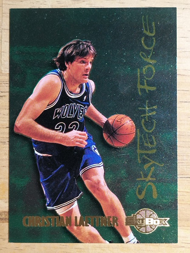 1994-95 SkyBox Premium SkyTech Force #SF12 Christian Laettner