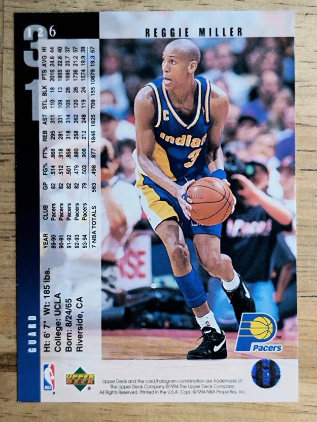 1994-95 Upper Deck #126 Reggie Miller