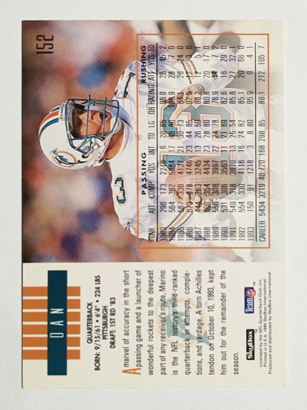 1994 SkyBox Impact #152 Dan Marino