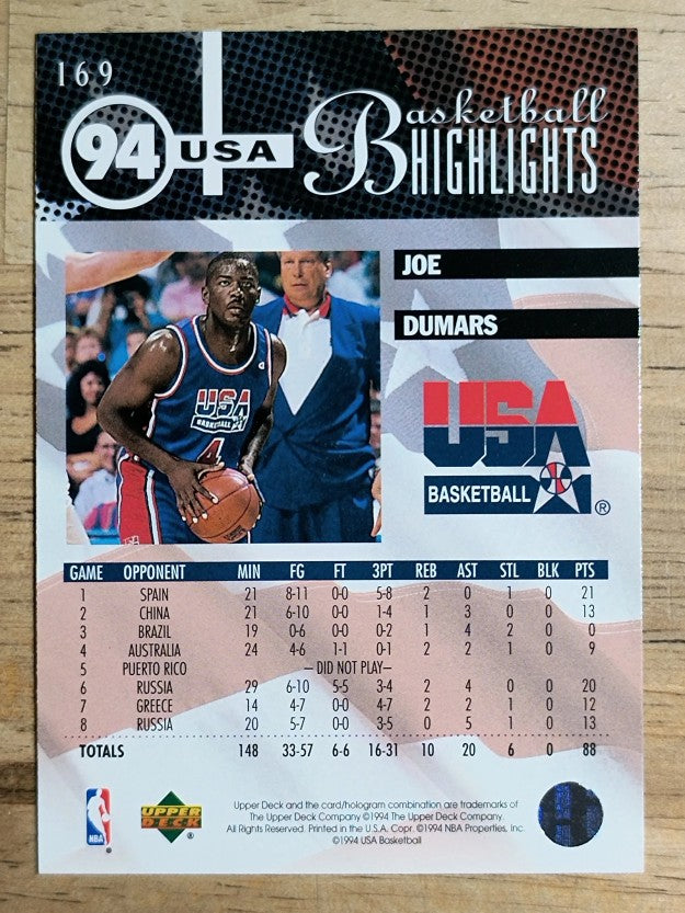 1994-95 Upper Deck #169 Joe Dumars USA