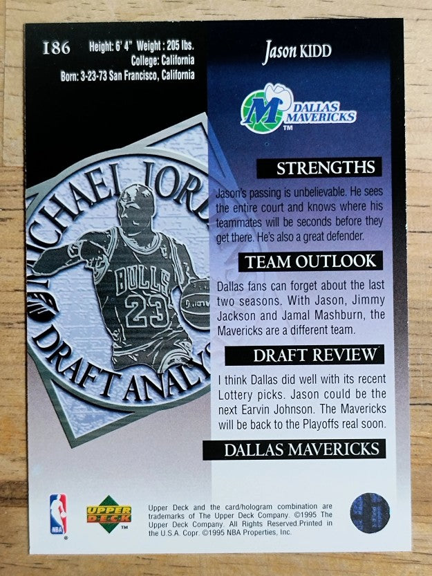 1994-95 Upper Deck #186 Jason Kidd DA