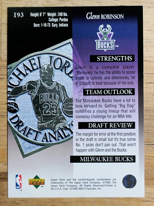 1994-95 Upper Deck #193 Glenn Robinson DA