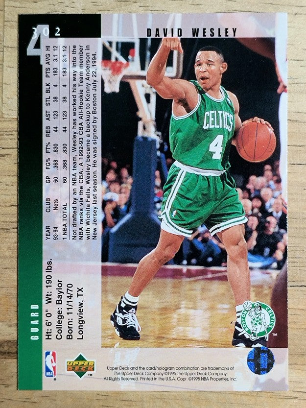 1994-95 Upper Deck #302 David Wesley