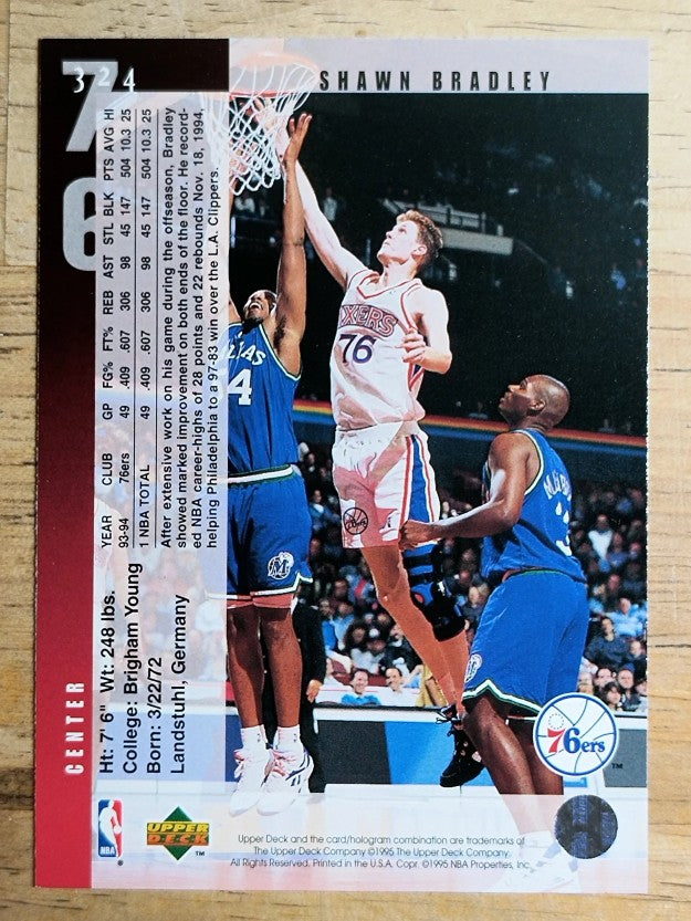 1994-95 Upper Deck #324 Shawn Bradley