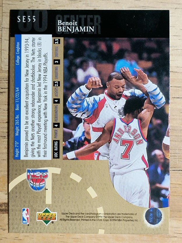 1994-95 Upper Deck Special Edition Gold #55 Benoit Benjamin