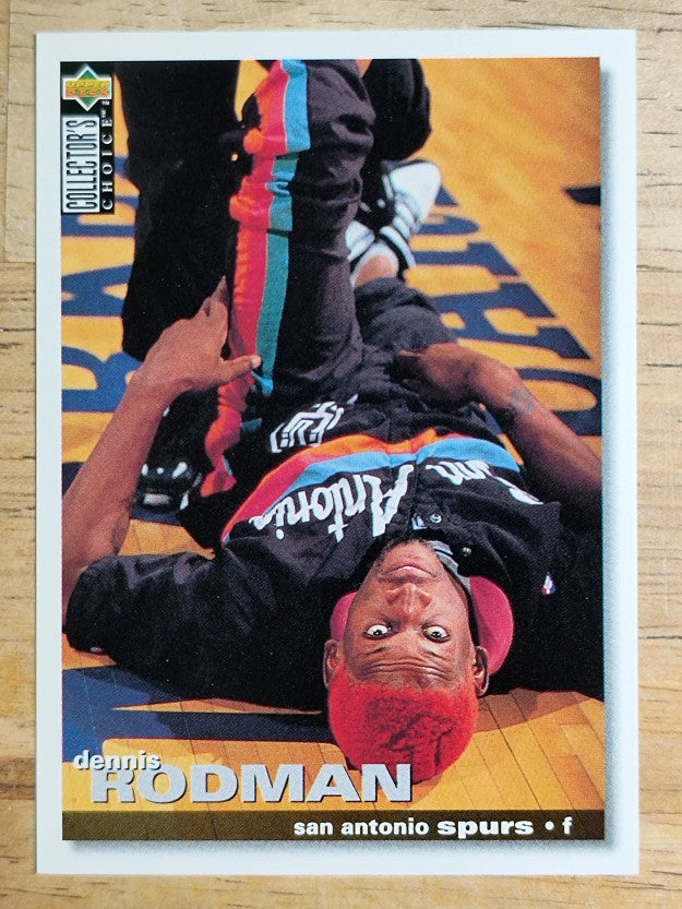 1995-96 Collector's Choice #10 Dennis Rodman