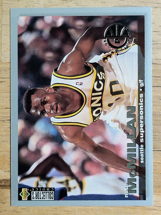1995-96 Collector's Choice Player's Club #31 Nate McMillan